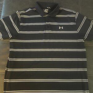 Under Armour men's striped polo shirt